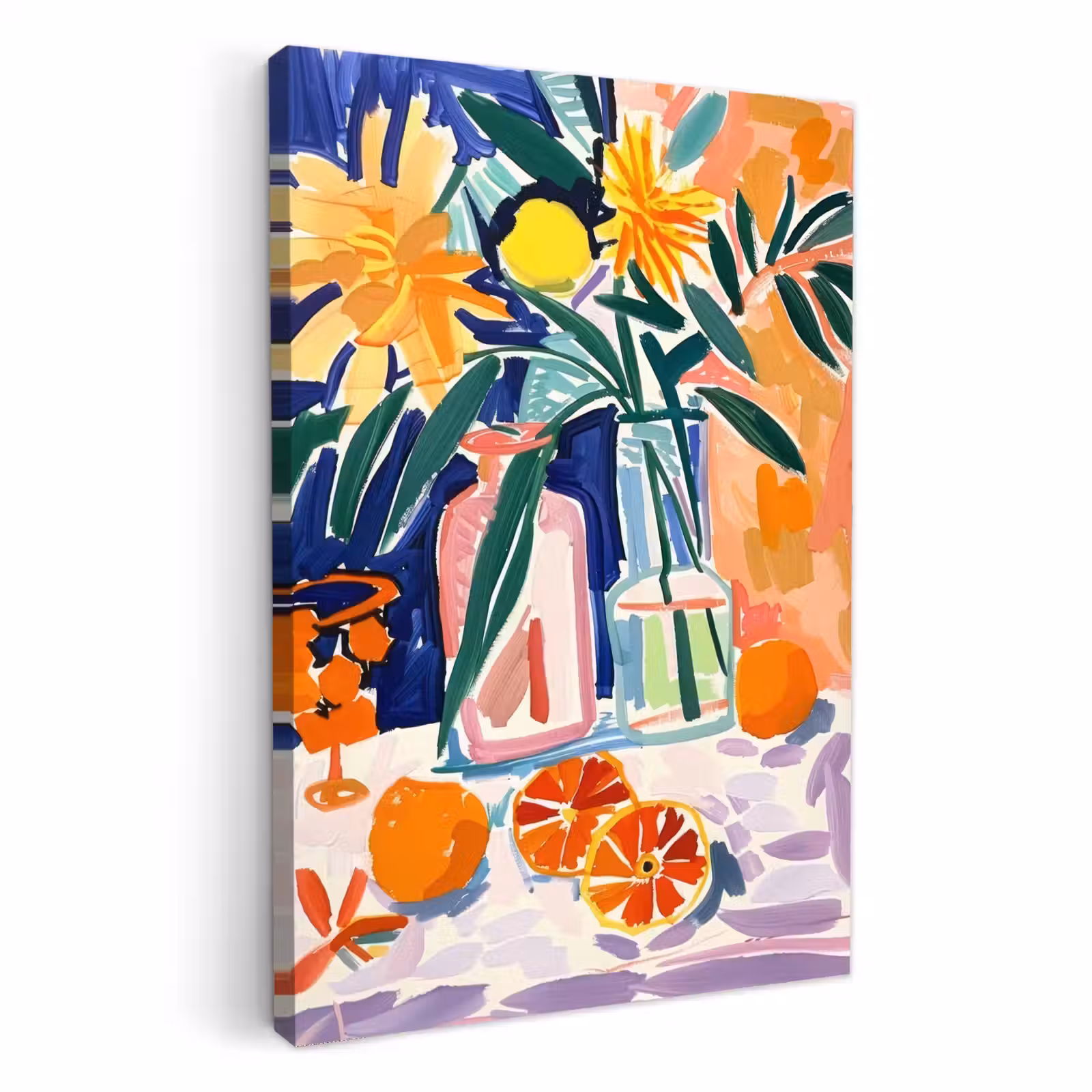 Canvas schilderij - Zomerse Expressie — 1