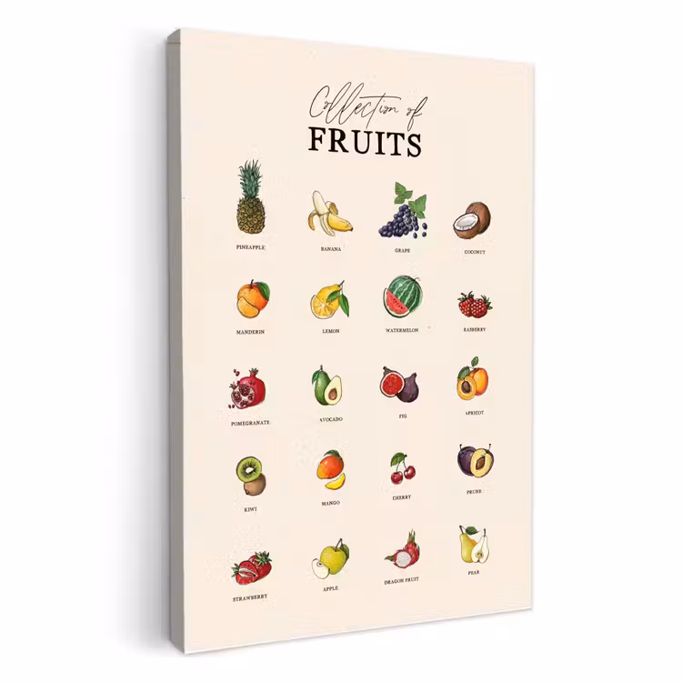 Canvas schilderij - Fruit - Eten - Keuken — 1