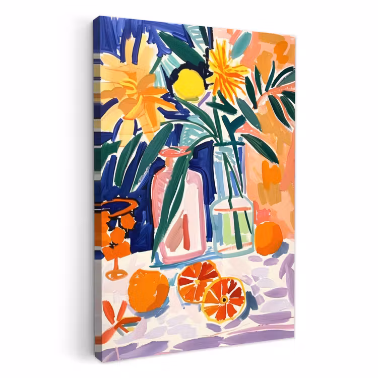 Canvas schilderij - Zomerse Expressie — 1