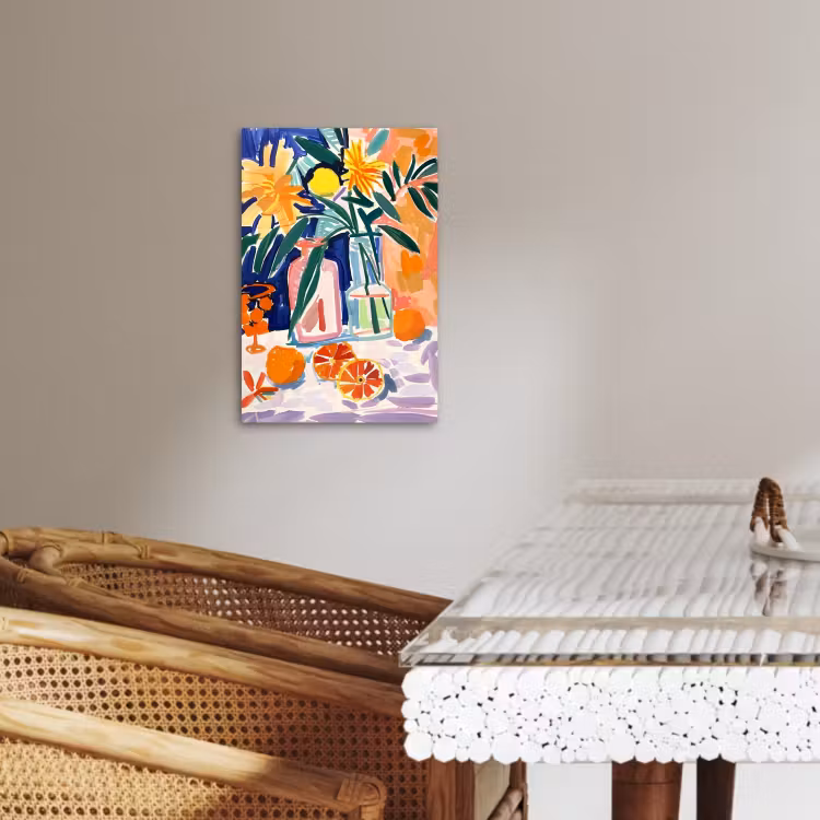 Canvas schilderij - Zomerse Expressie — 2