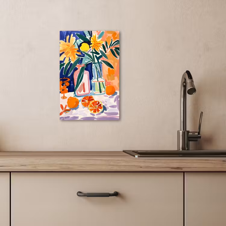 Canvas schilderij - Zomerse Expressie — 4
