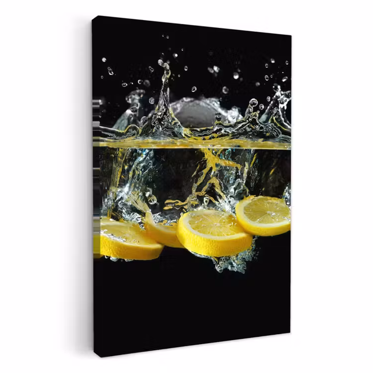 Canvas schilderij - Frisse Duik — 1