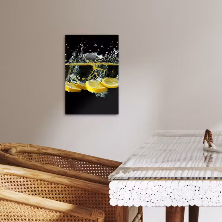 Canvas schilderij - Frisse Duik — 2