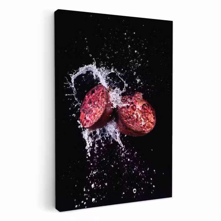 Canvas schilderij - Granaatappel Explosie — 1