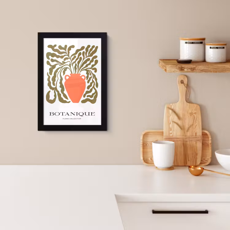 Poster met lijst - Karmozijn en Olijf — 4