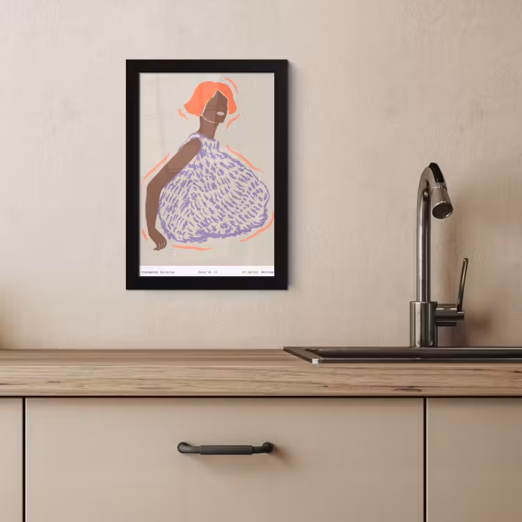 Poster met lijst - Moderne Elegantie — 3