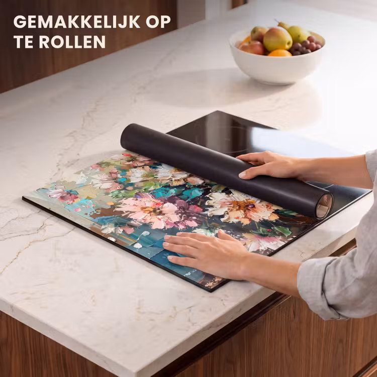 Inductie beschermer - Bloeiende Verfkwasttuin — 7