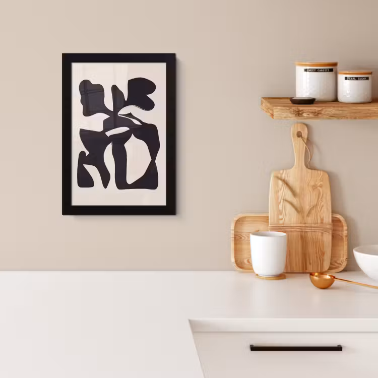 Poster met lijst - Abstracte Botanica — 2