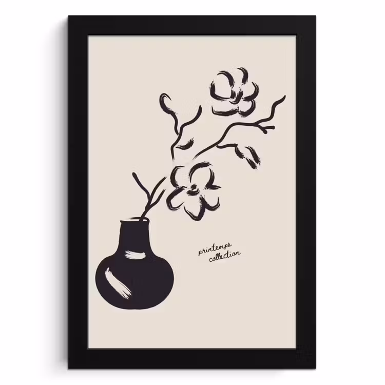 Poster met lijst - Lente Eenvoud — 1