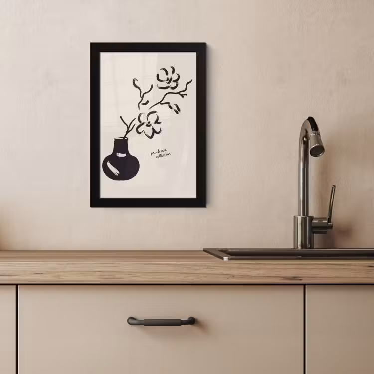 Poster met lijst - Lente Eenvoud — 2