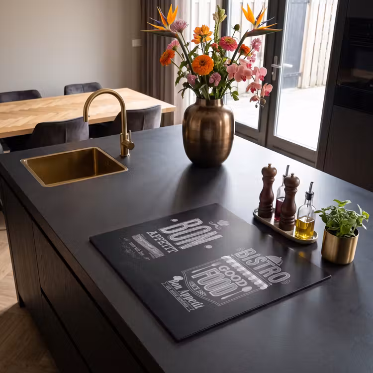 Inductie beschermer - Bistro's Zwarte Bord — 2