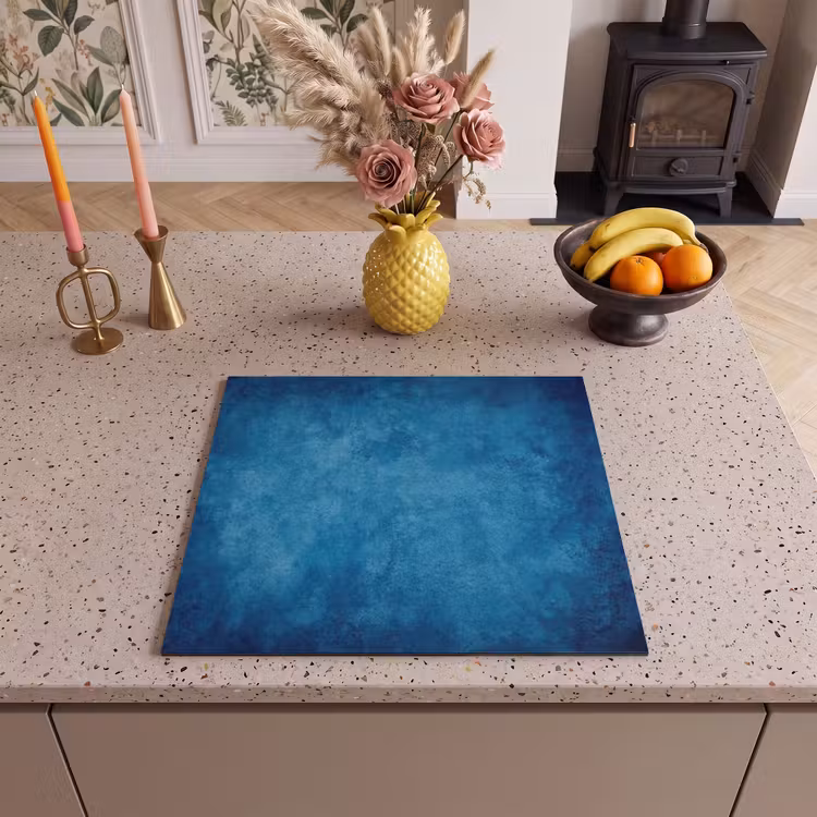 Inductie beschermer - Blauwe Betonmystiek — 3