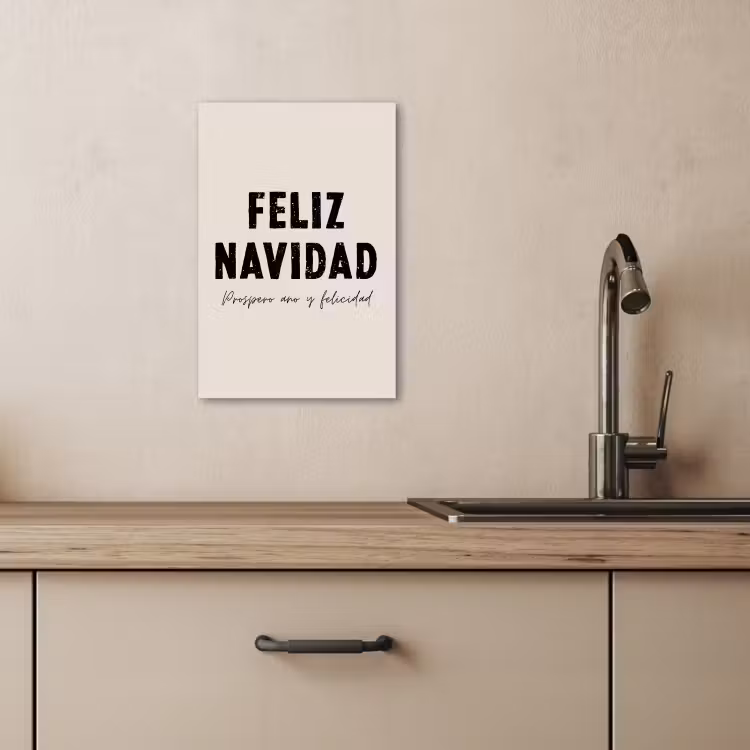 Canvas schilderij - Kerst - Quotes - Feliz navidad - Kerstmis - Feestdagen — 4