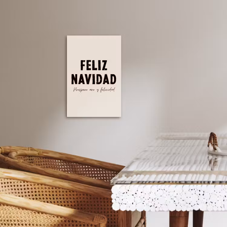 Canvas schilderij - Kerst - Quotes - Feliz navidad - Kerstmis - Feestdagen — 5