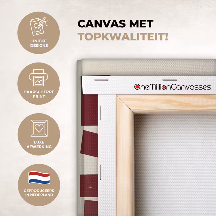 Canvas schilderij - Red - Cake - Decoratie - Eten — 2