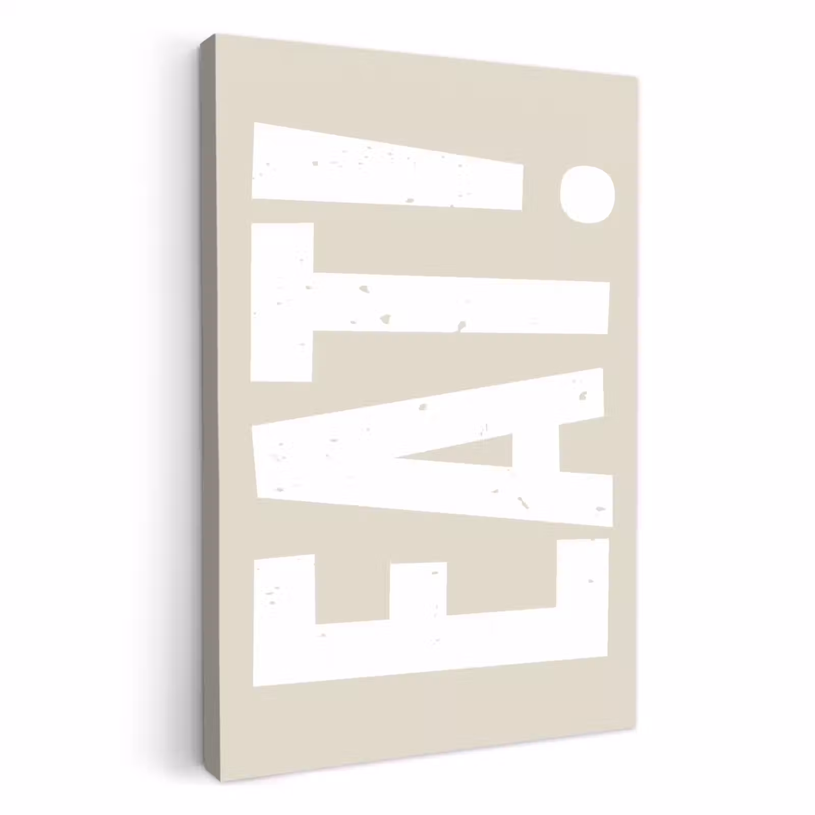 Canvas schilderij - Eten - Decoratie - Beige - Wit — 1