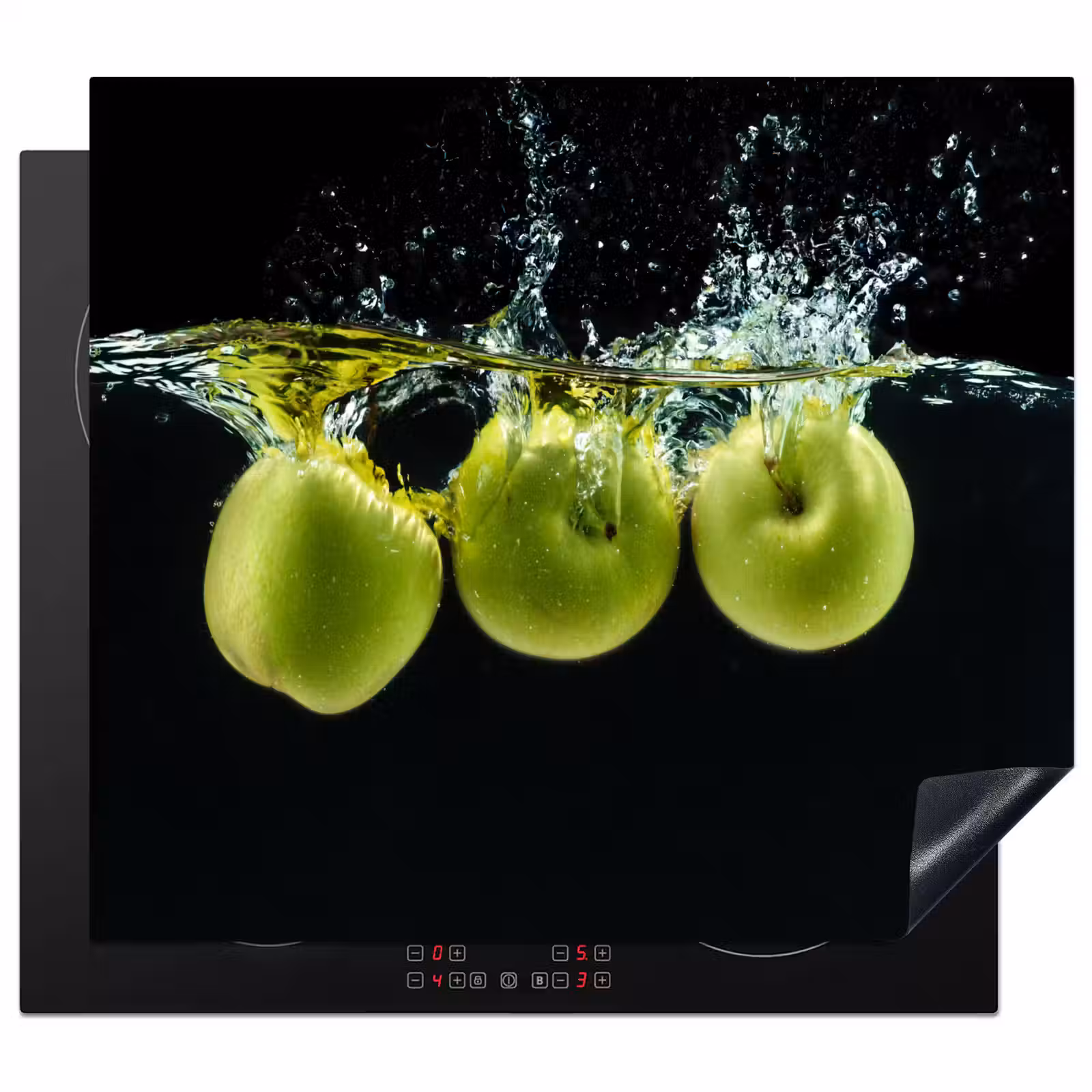 Inductie beschermer - Appels in Aqua — 1