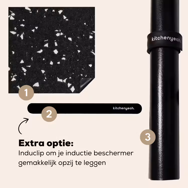 Inductie beschermer - Abstract Mozaïek van Terrazzo — 8