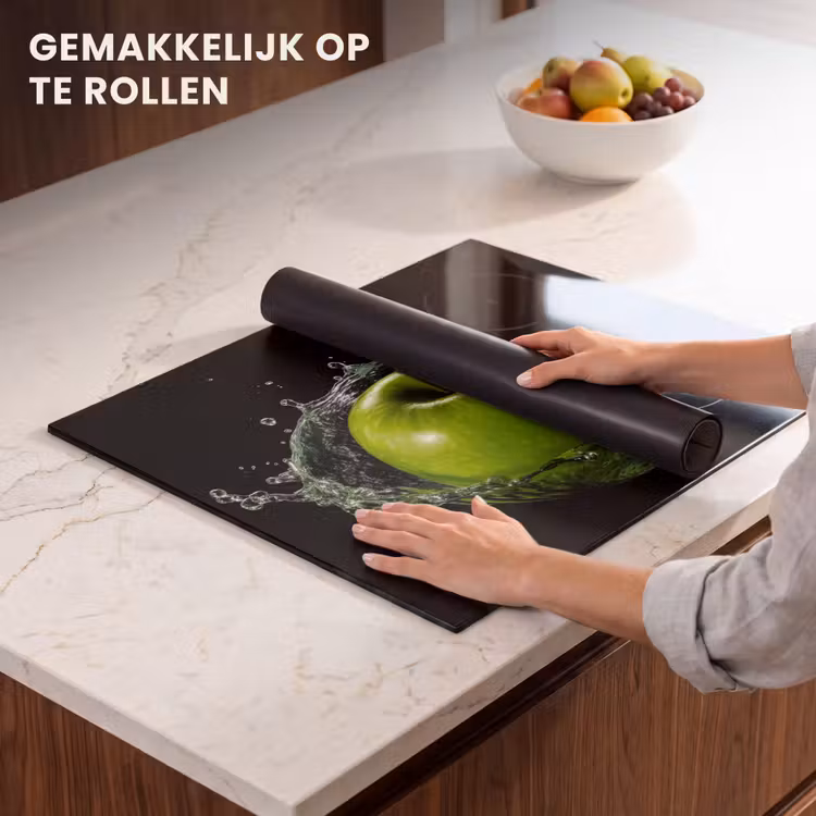 Inductie beschermer - Appel - Groen - Fruit - Water - Zwart — 7