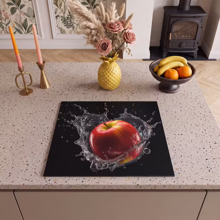 Inductie beschermer - Appel - Rood - Water - Zwart - Fruit — 3