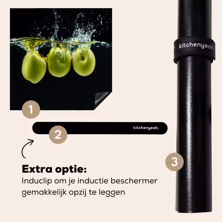 Inductie beschermer - Appels in Aqua — 8