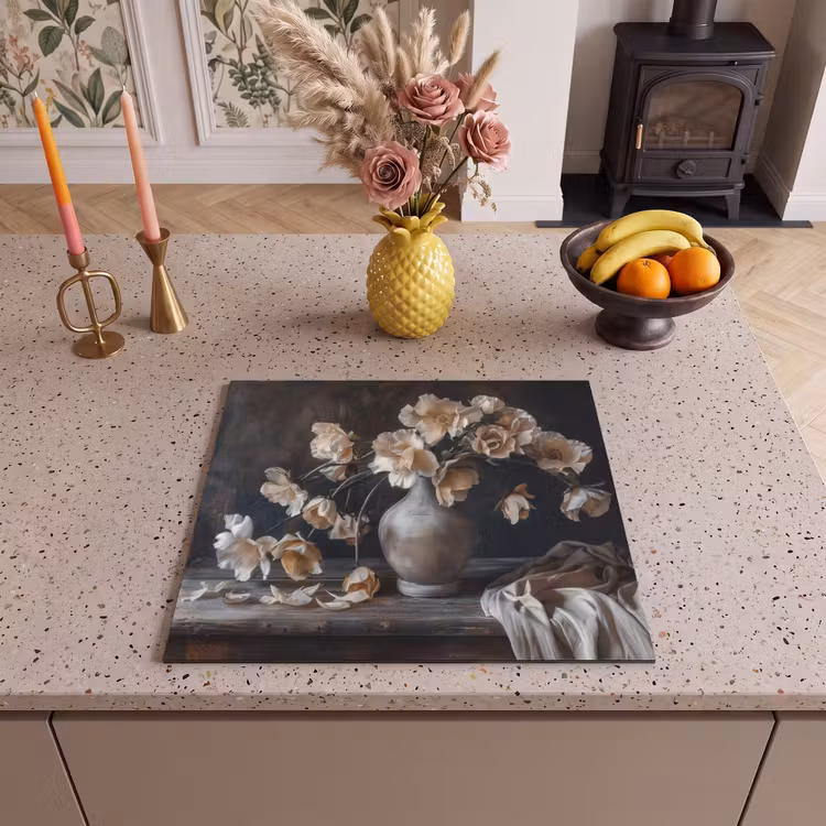 Inductie beschermer - Bloemen - Vaas - Kunst - Stilleven — 3