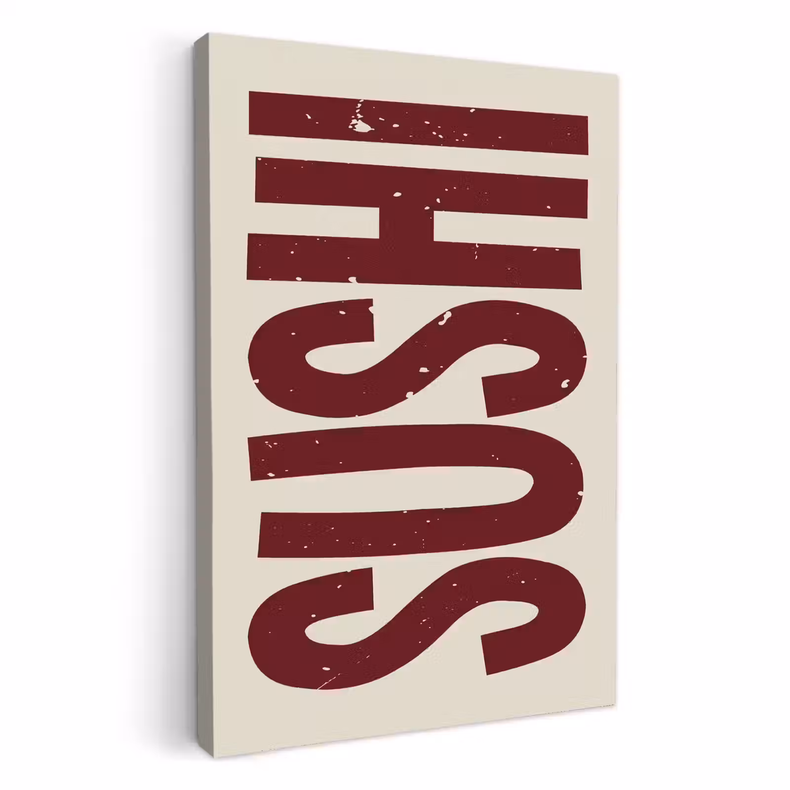 Canvas schilderij - Sushi - Rood - Japandi - Decoratie — 1