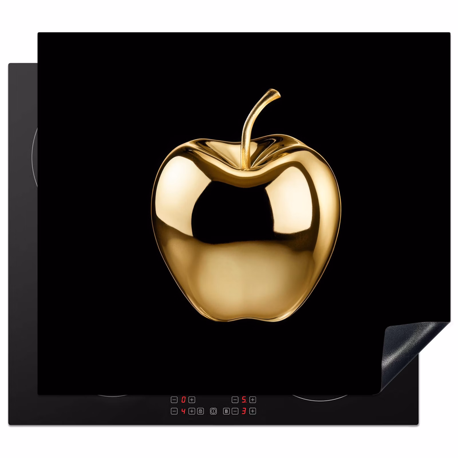 Inductie beschermer - Appel - Goud - Chrome - Zwart — 1