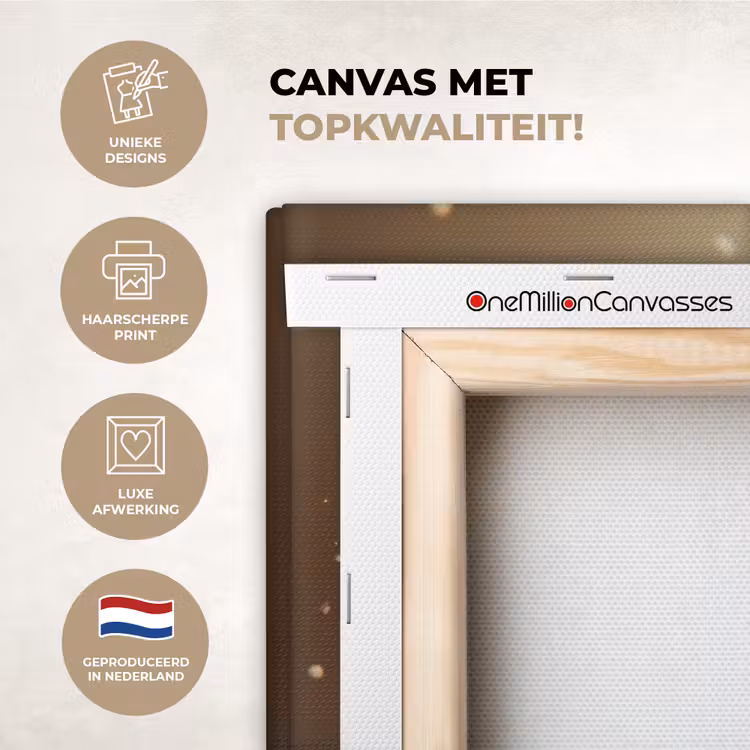 Canvas schilderij - Chocolade - Macarons - Eten - Snoep — 2