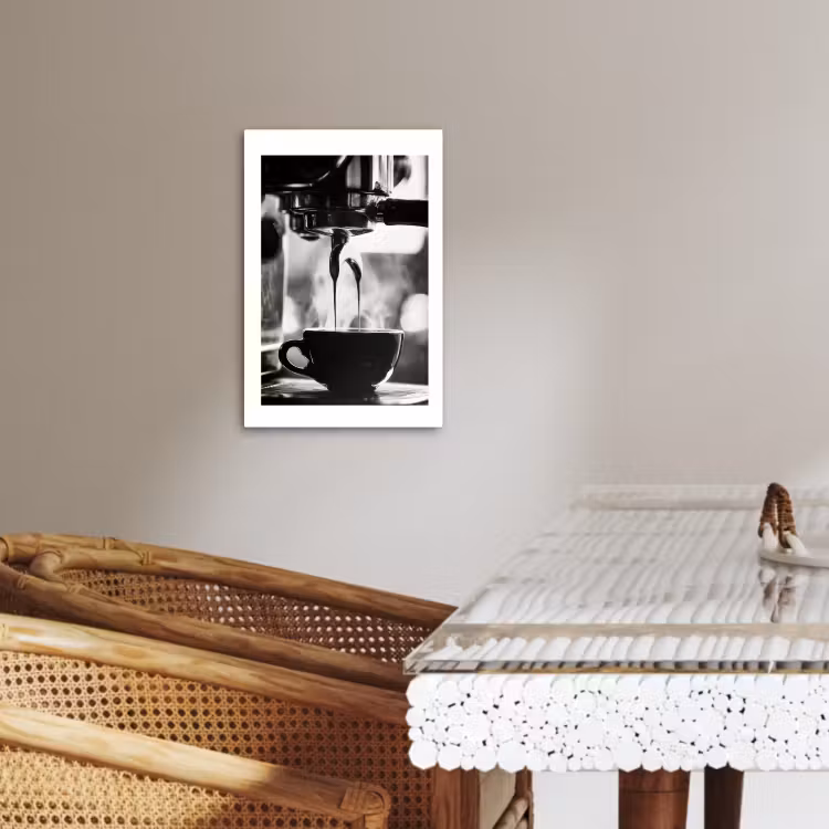 Canvas schilderij - Coffee - Espresso - Koffiemachine - Kop — 5