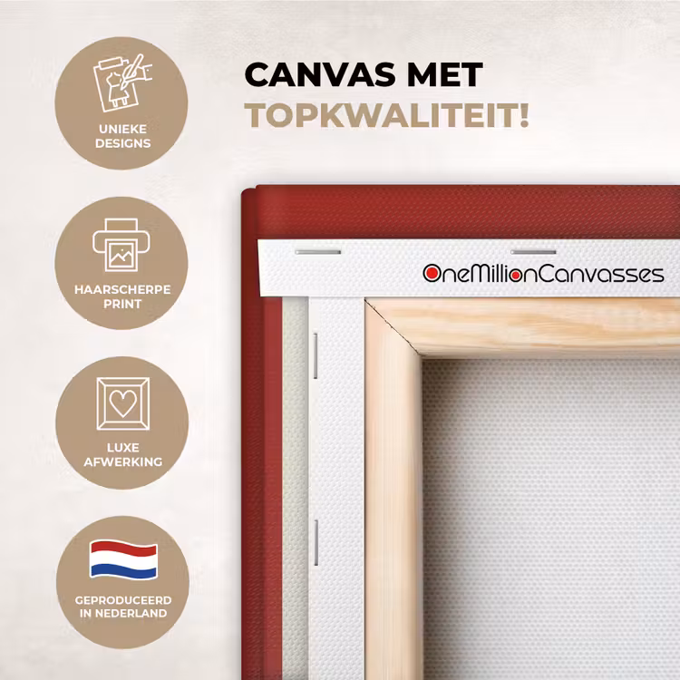 Canvas schilderij - Cupcake - Kers - Rood — 2