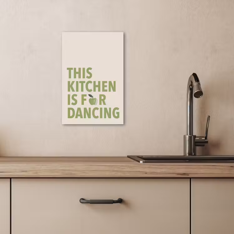 Canvas schilderij - Quote - Appel - Illustratie — 5