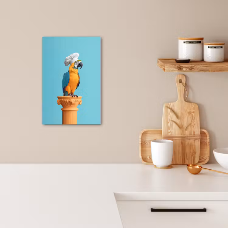 Canvas schilderij - Papegaai - Koksmuts - Grappig - Vogel — 5