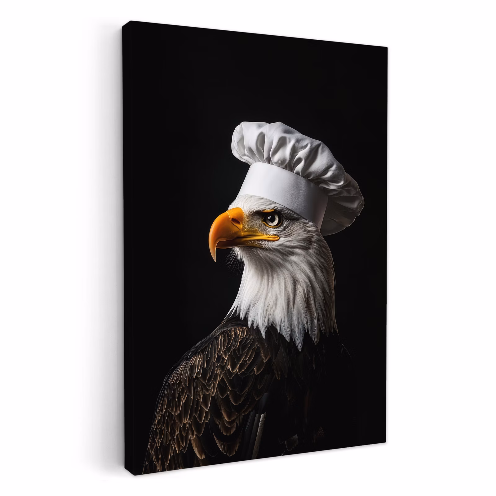 Canvas schilderij - Arend -Amerika - Koksmuts - Vogel - Stoer — 1
