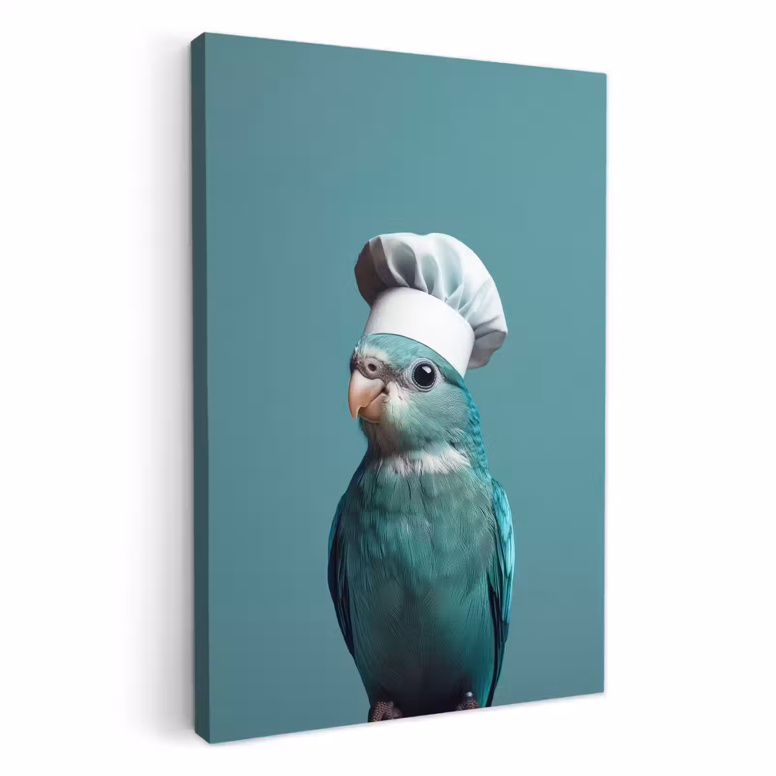 Canvas schilderij - Parkiet - Vogel - Koksmuts - Cute — 1