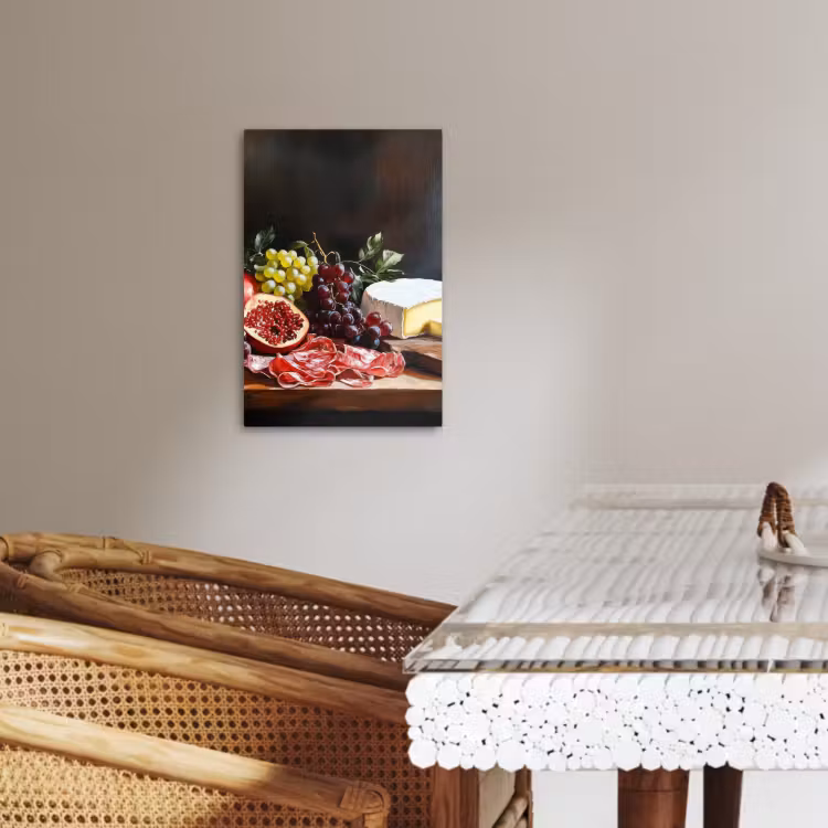 Canvas schilderij - Borrelplank - Stilleven - Vintage — 3