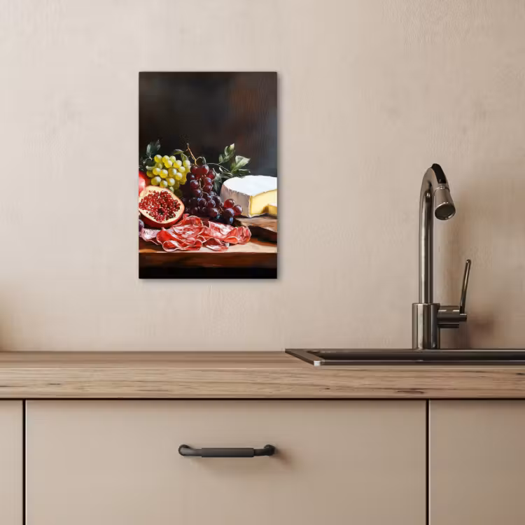 Canvas schilderij - Borrelplank - Stilleven - Vintage — 4