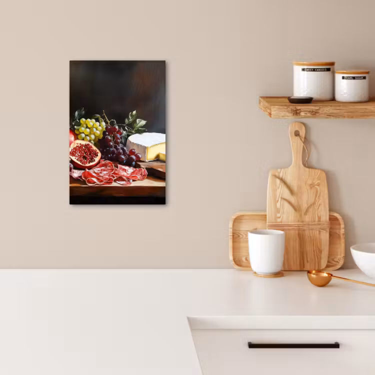 Canvas schilderij - Borrelplank - Stilleven - Vintage — 5