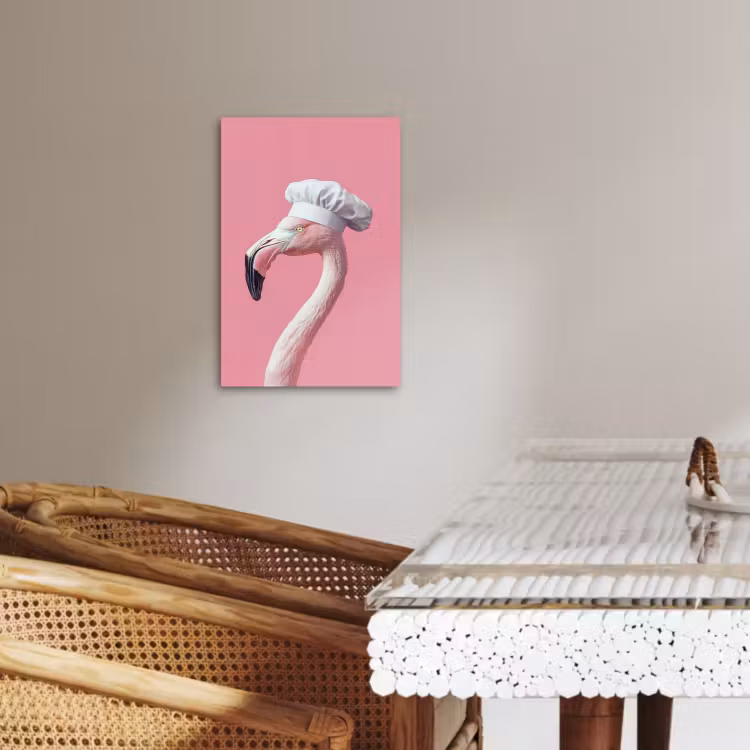 Canvas schilderij - Flamingo - Roze - Koksmuts - Vogel — 4