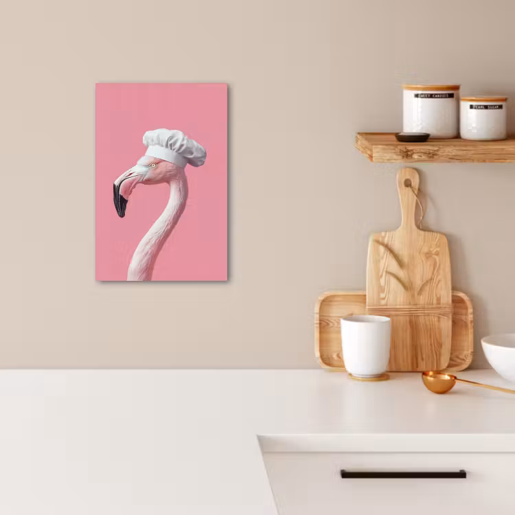 Canvas schilderij - Flamingo - Roze - Koksmuts - Vogel — 5