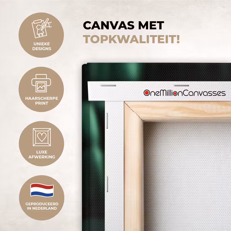 Canvas schilderij - Kers - Cocktail - Rood - Marmer — 2