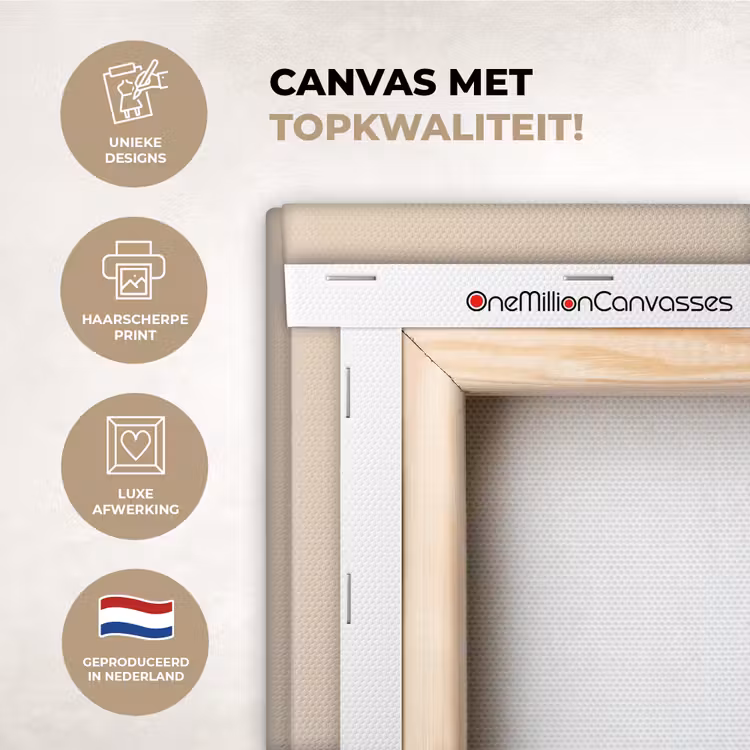Canvas schilderij - Koekje - Kruimels - beige — 3
