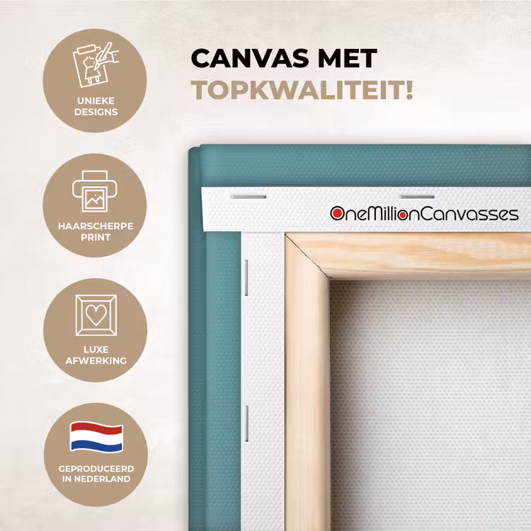 Canvas schilderij - Parkiet - Vogel - Koksmuts - Cute — 2