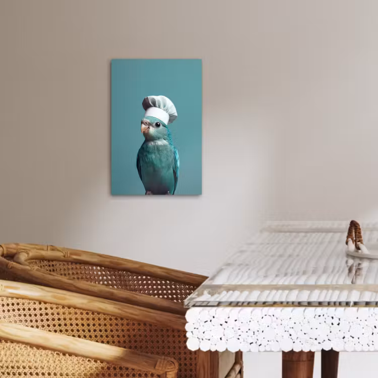 Canvas schilderij - Parkiet - Vogel - Koksmuts - Cute — 4