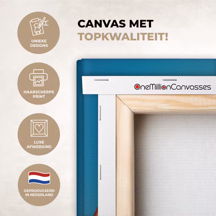 Canvas schilderij - Toekan - Papegaai - Vogel - Koksmuts — 2