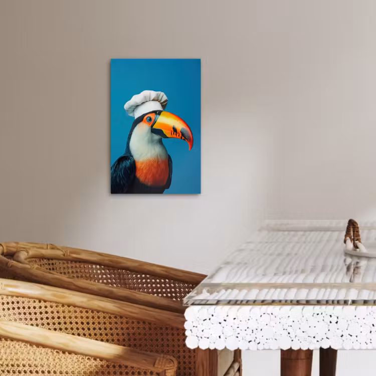 Canvas schilderij - Toekan - Papegaai - Vogel - Koksmuts — 4