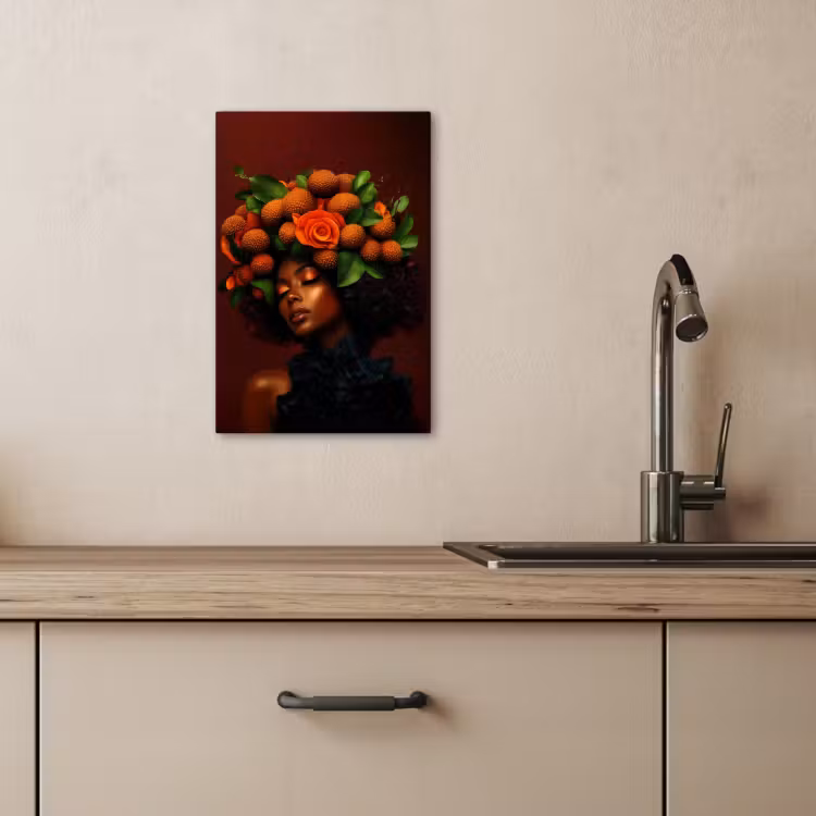 Canvas schilderij - Vrouw - lychee - exotisch — 4