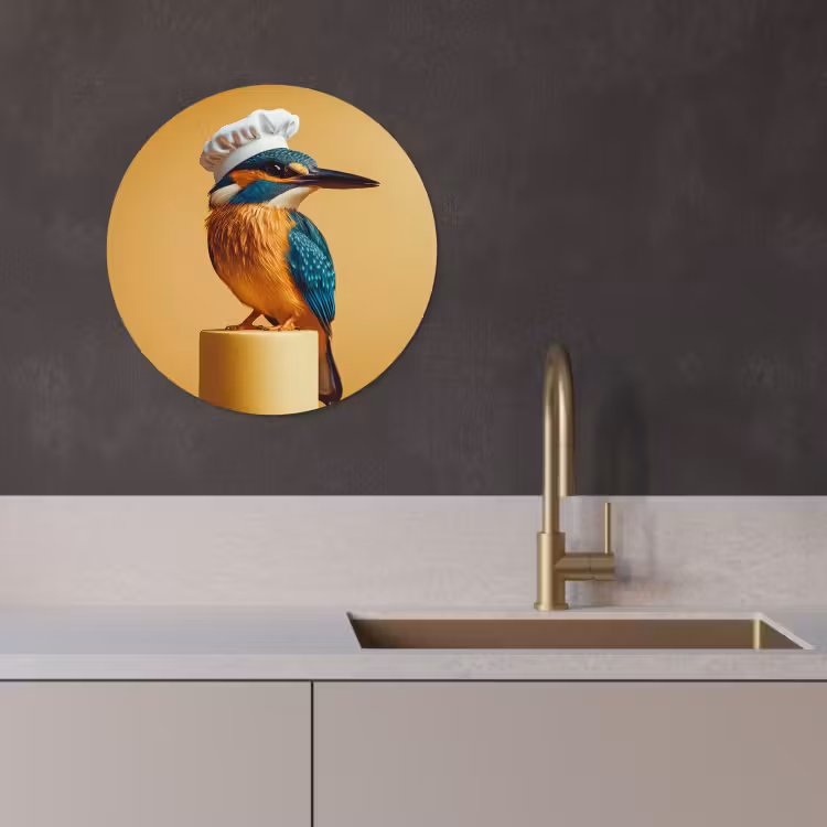 Muurcirkel - Ijsvogel - Pilaar - Koksmuts - Vogel — 4
