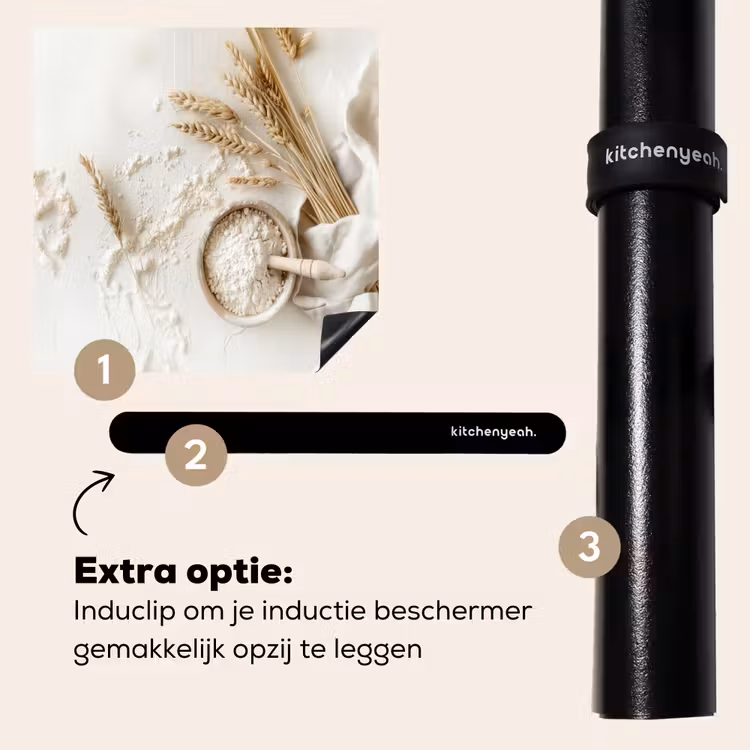 Inductie beschermer - Bloem - Hout - Tarwe — 8