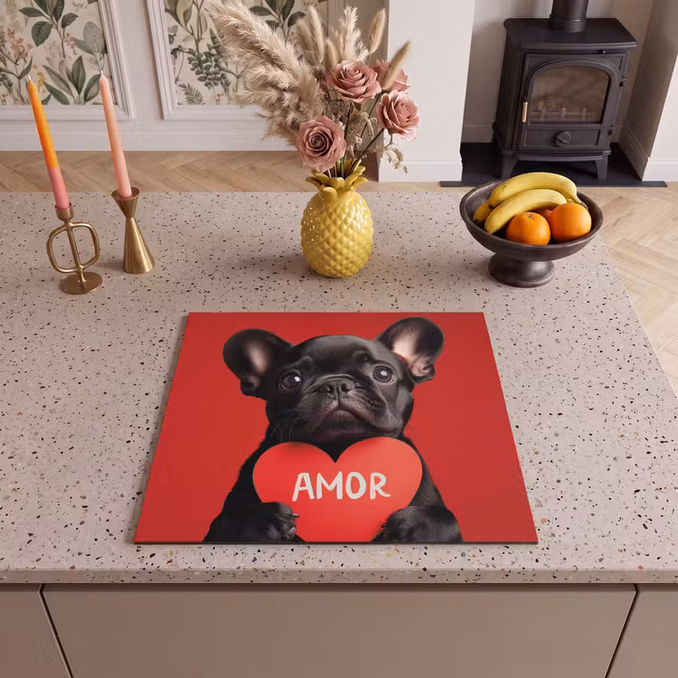 Inductie beschermer - Amor - Hond - Hartje - Rood — 3